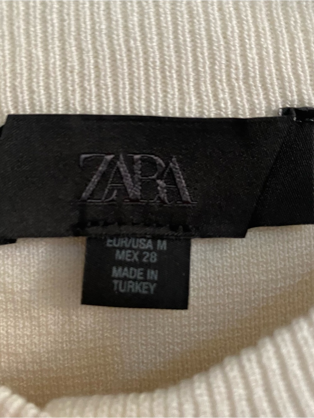 Zara Cream Short Cardigan with Gold Button - Picture 2 of 4